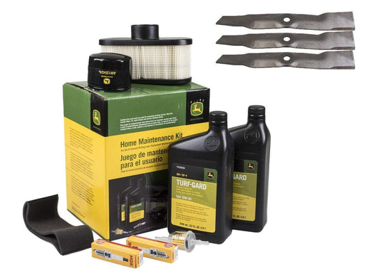 John Deere Original Equipment Full Maintenance Kit - LG265 + (3) UC22009 Blades