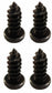 Honda Original Equipment Tapping (4X12) Screw (4-PACK) - 93911-14280,4