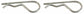 Honda Original Equipment Lock (17Mm) Pin (2-PACK) - 90753-V25-000,2