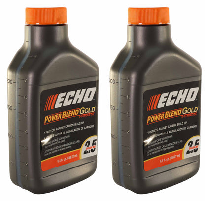 Echo Original Equipment 2-PACK Power Blend Gold Oil Mix 50:1 (6.4 fl oz Bottle) - 6450025