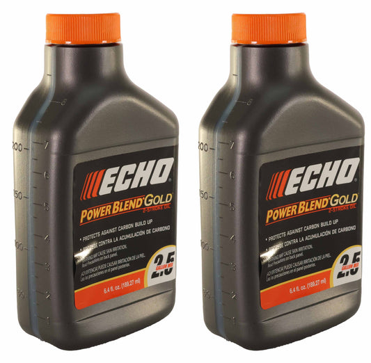 Echo Original Equipment 2-PACK Power Blend Gold Oil Mix 50:1 (6.4 fl oz Bottle) - 6450025