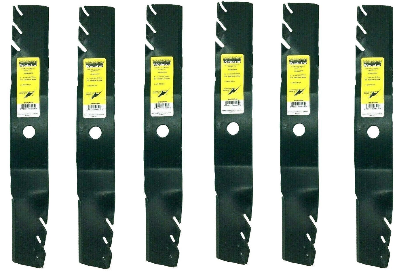 Predator 17-3/32", 51/64" Mulch Blade (Set of 6) - B1PD5048,6