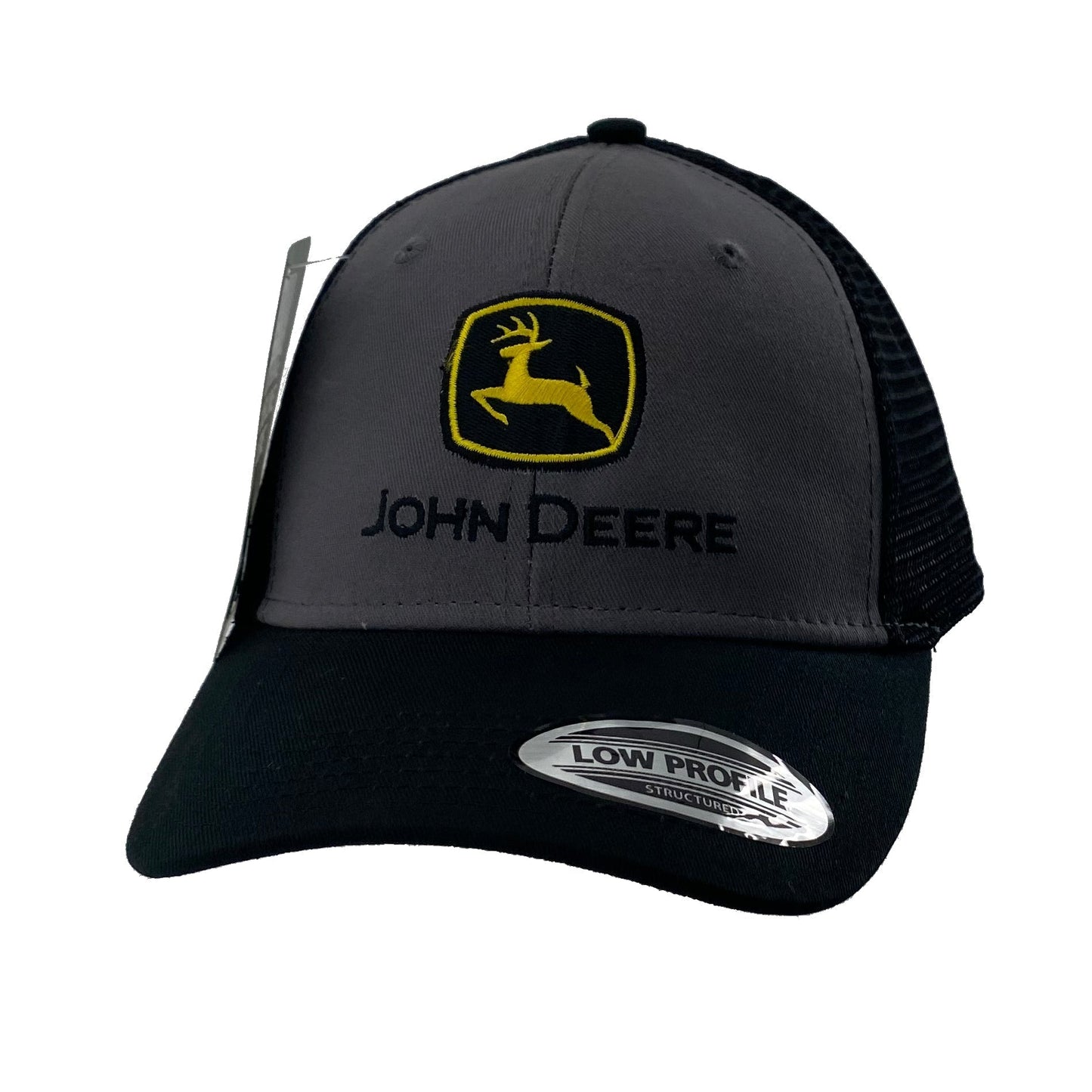 John Deere Original Equipment Cloth/Mesh Construction Cap - LP69076