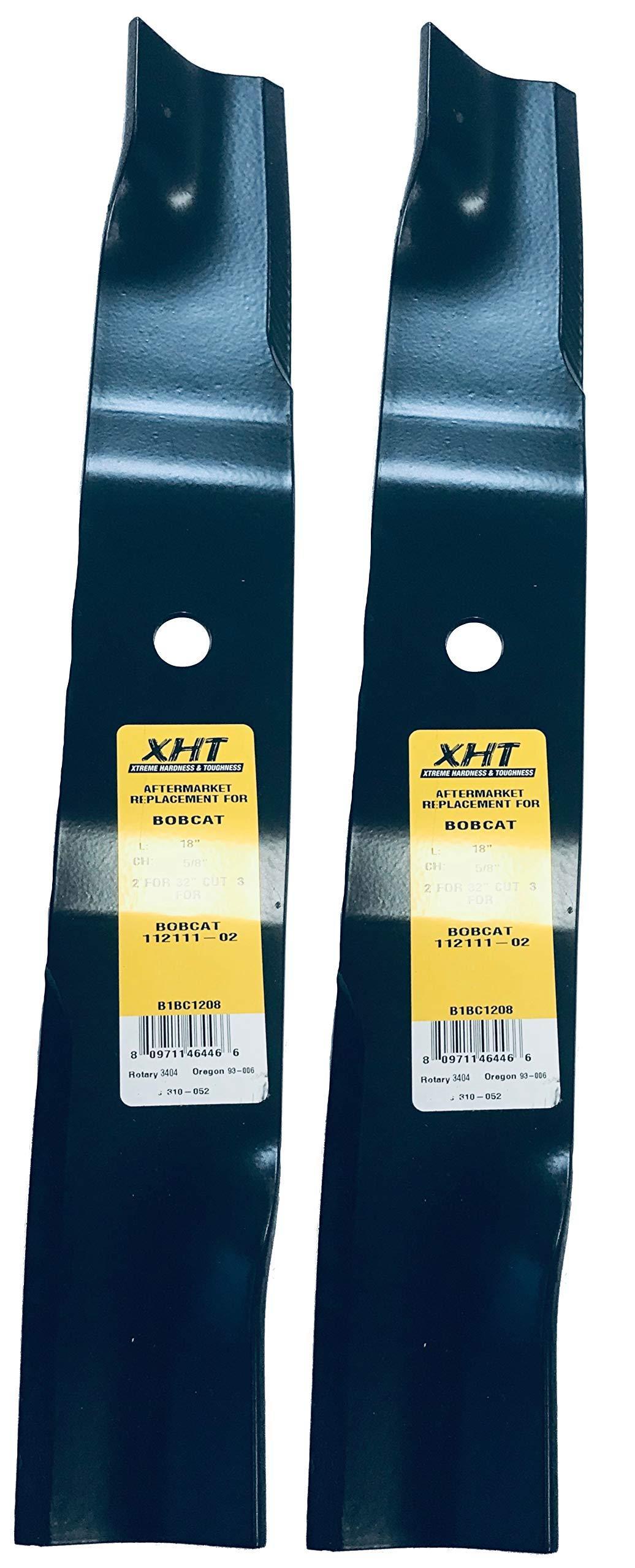 A&I XHT Non-Notched 112111-02 Mower Blade (Set of 2) - B1BC1208,2