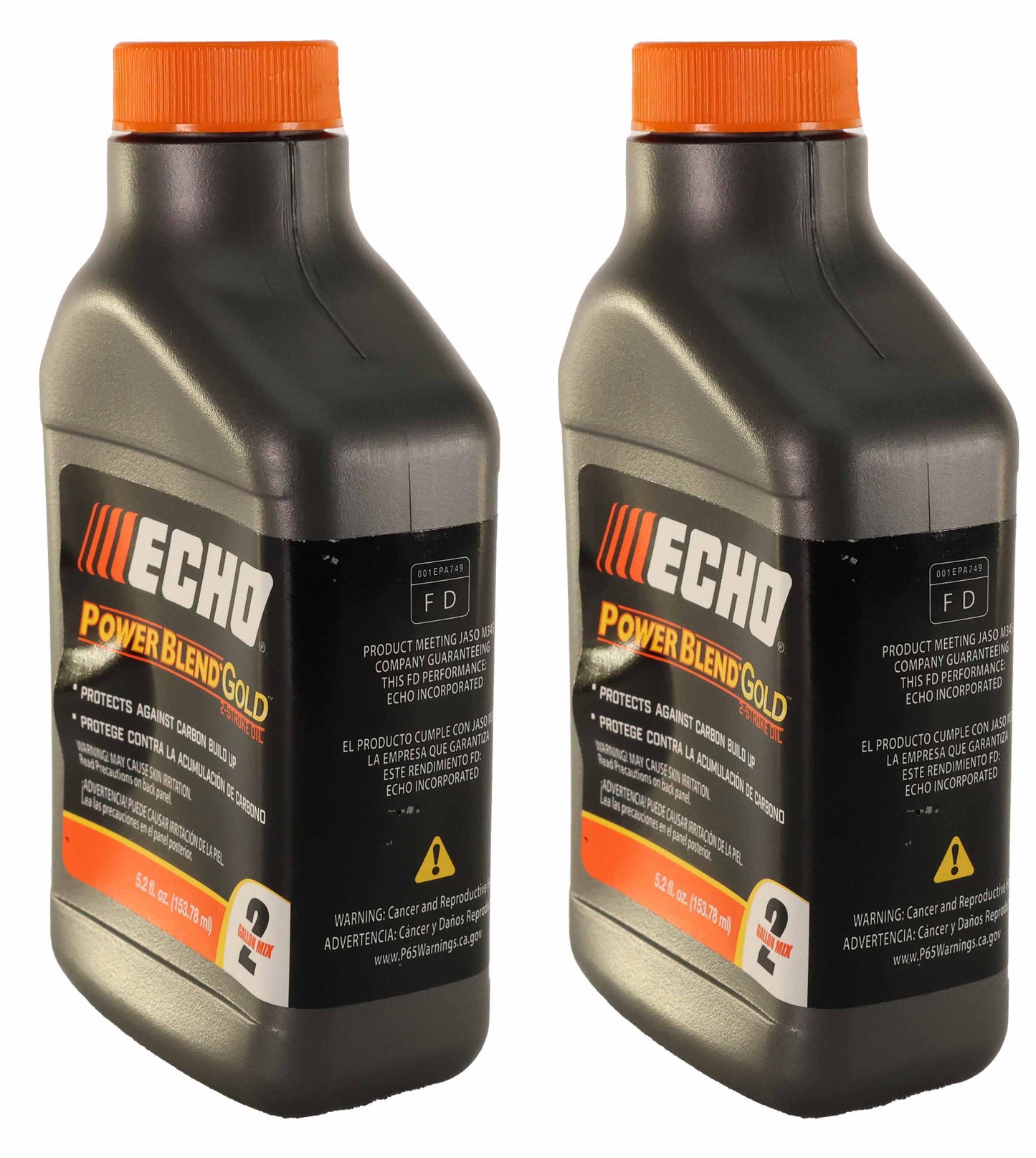 Echo Original Equipment 2-PACK Power Blend Gold Oil Mix 50:1 (5.2 fl oz Bottle) - 6450002