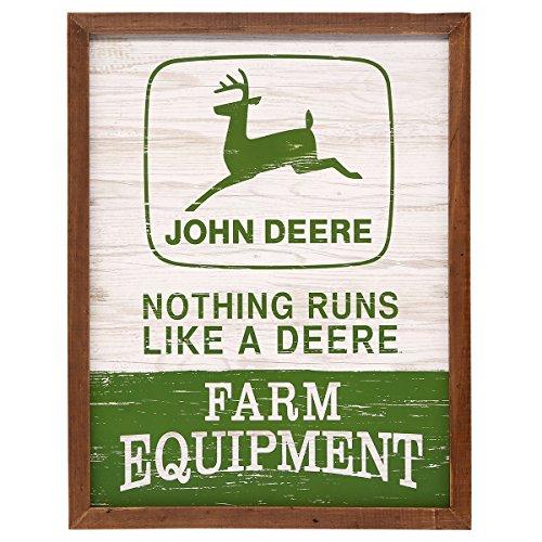 John Deere Wood Framed Wall Decor - LP69371