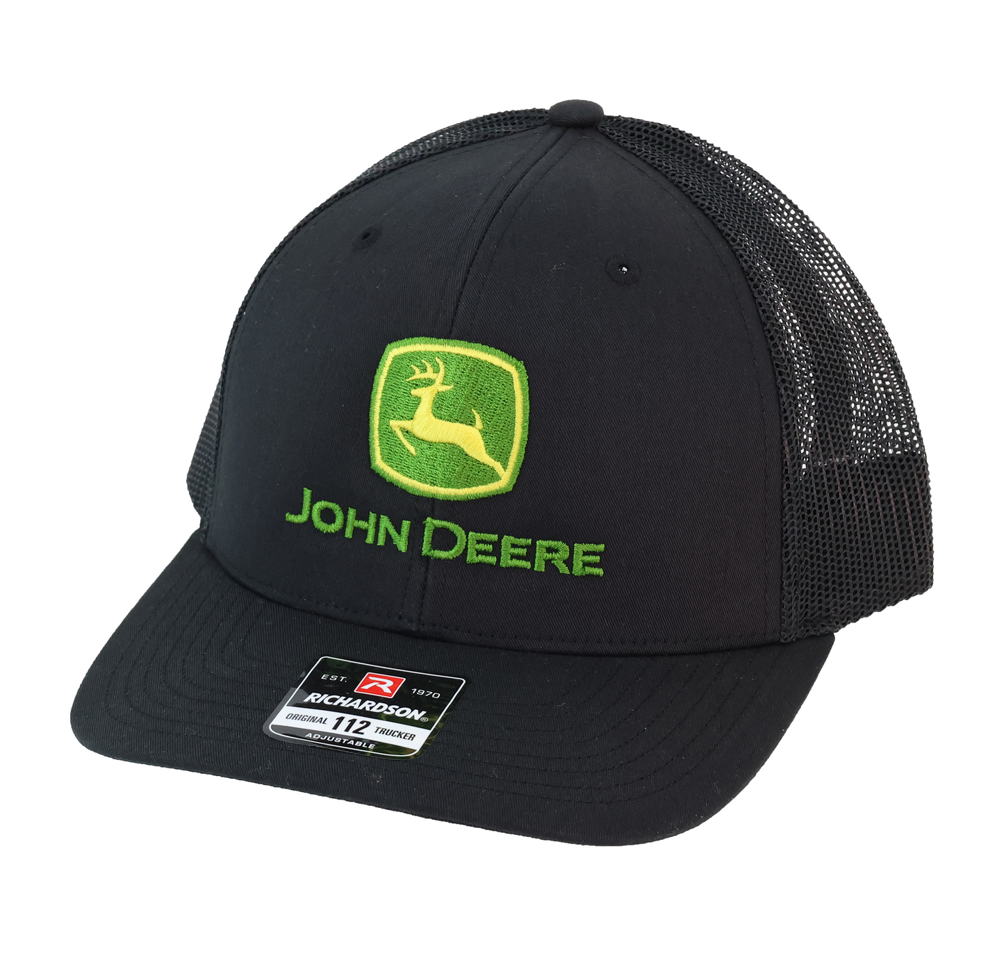 John Deere Black Richardson Trucker Hat - LP77845