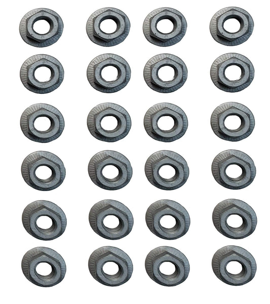 John Deere Original Equipment Flange Nut Qty.24 - DC19996