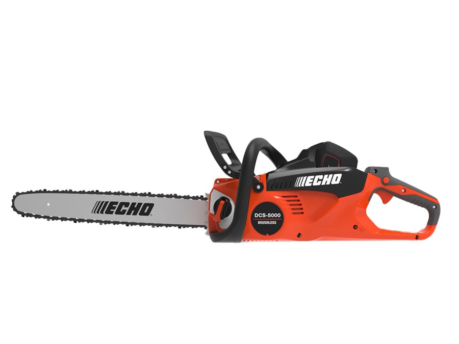 Echo eFORCE 18 in. 56V Cordless Electric Battery Brushless Rear Handle Chainsaw Kit with 5.0Ah Battery and Charger - DCS-5000-18C2