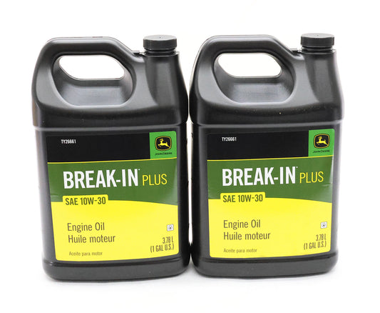 John Deere Original Equipment (2 Gallons) Break-In Plus Engine Oil - TY26661