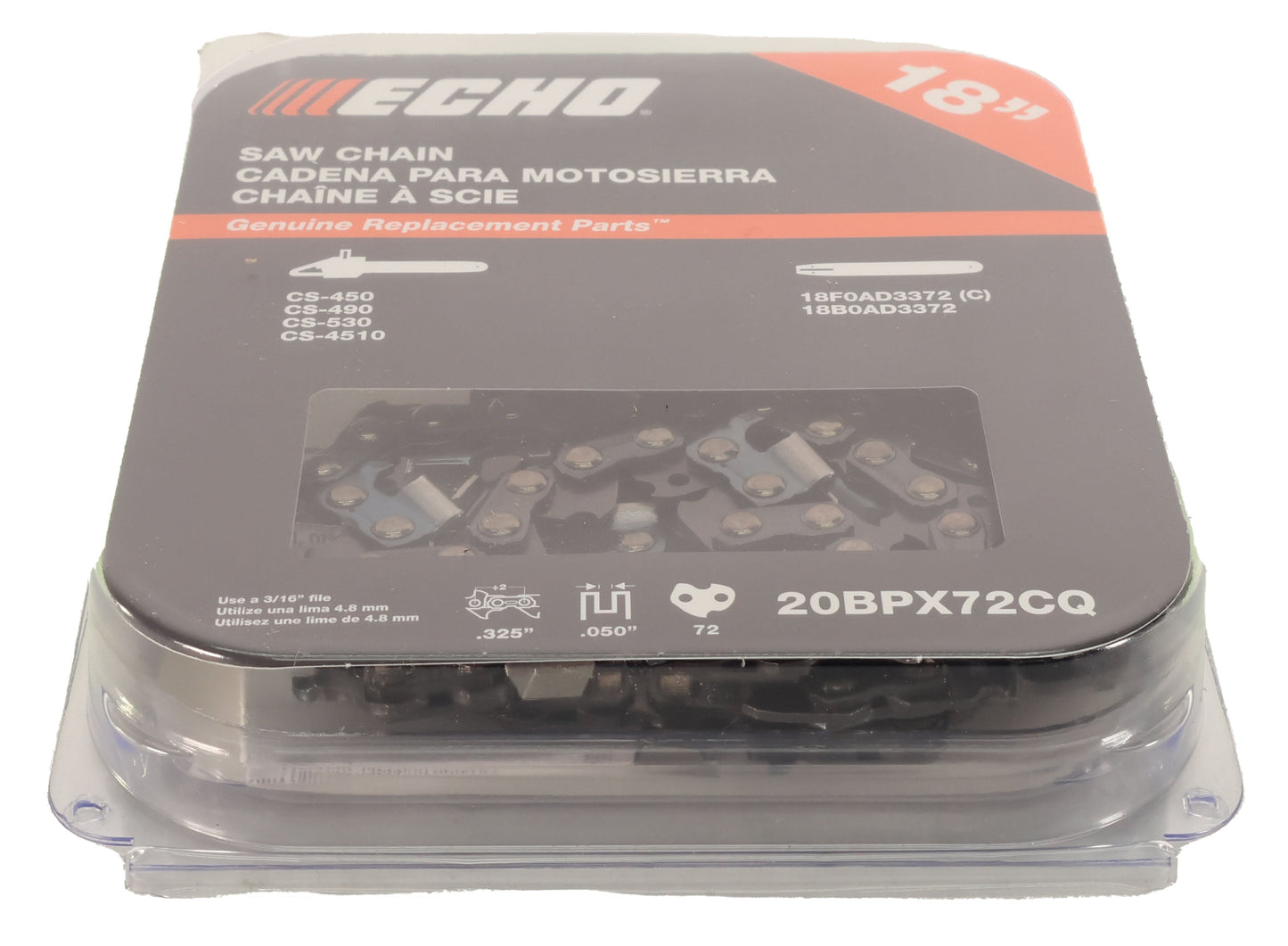 Echo Original Equipment SAW CHAIN 18"  - 20BPX72CQ