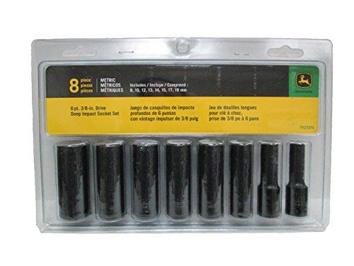 John Deere Metric Deep Impact Socket 8 Piece Set - TY27274