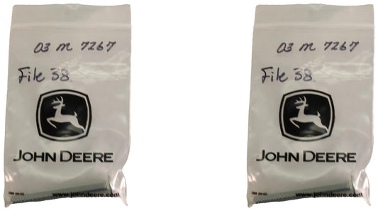 John Deere Original Equipment Round Head Square Neck Bolt, M8 X 80 (2-PACK) - 03M7267