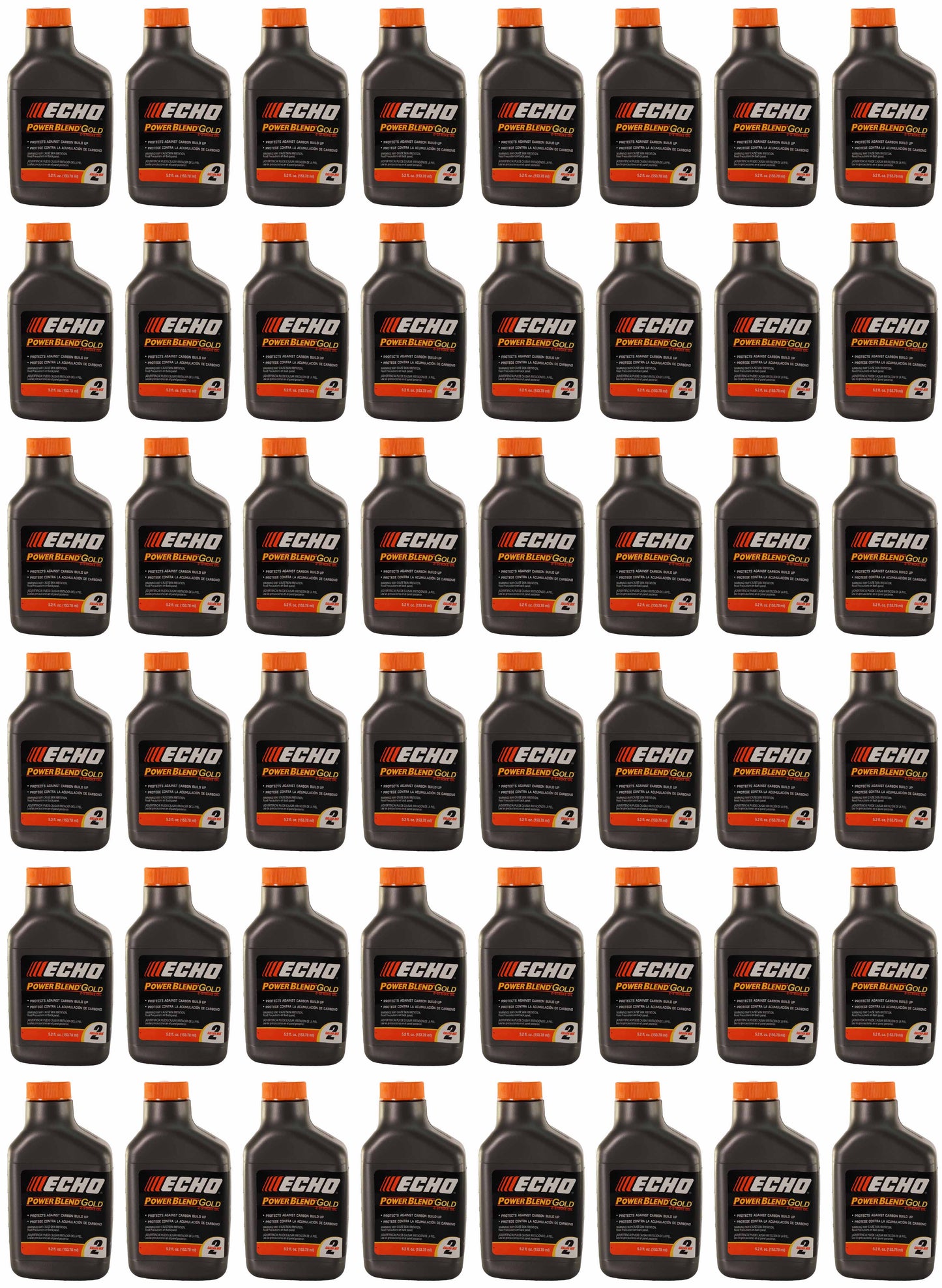 Echo Original Equipment 48-PACK Power Blend Gold Oil Mix 50:1 (5.2 fl oz Bottle) - 6450002