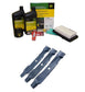 John Deere Original Equipment Model LA145 Maintenance Kit + Mulching Blades