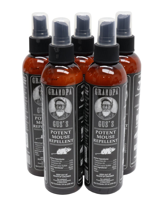 Grandpa Gus's (5 PACK) Rodent 8 oz Bottle Spray  - A-B1GSB8A15,5