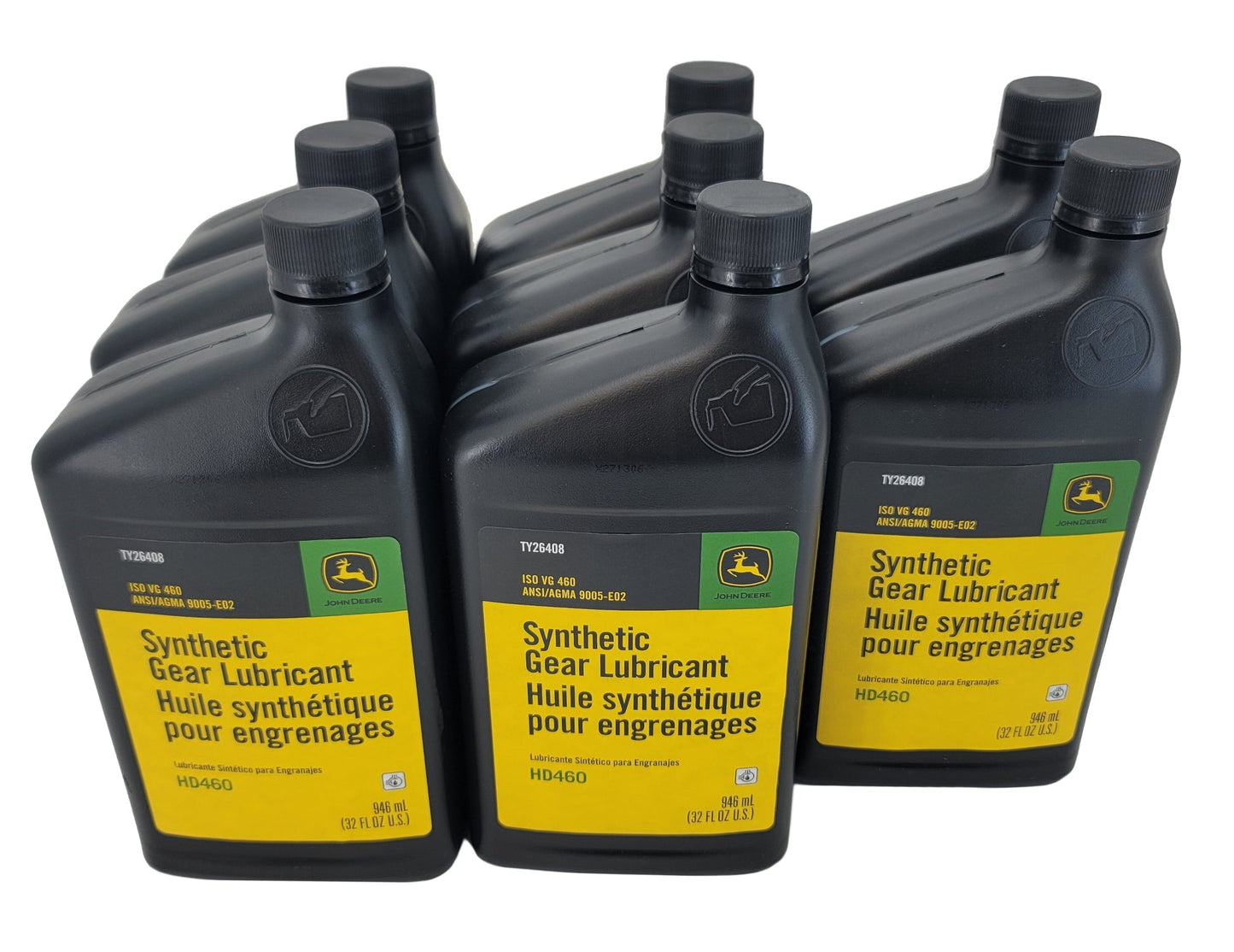 John Deere (8 PACK) Original Equipment Synthetic Gear Lubricant - TY26408