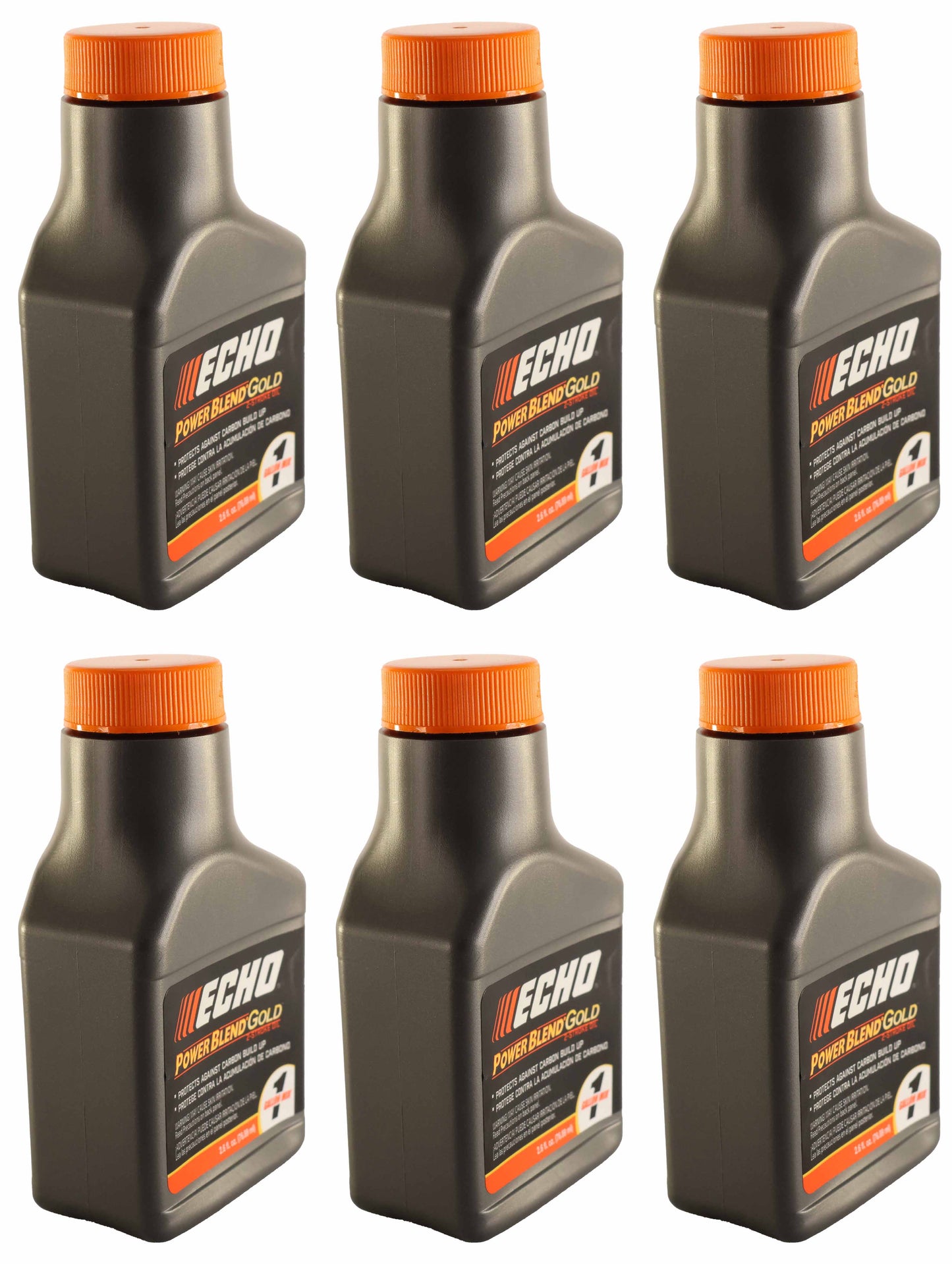 Echo Original Equipment 6-PACK PowerBlend Gold 2.6 Oz. 2-Stroke Engine Oil - 6450000