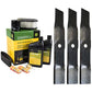 John Deere Original Equipment Model LX178 Maintenance Kit + Mulching Blades, 48" Mower Deck