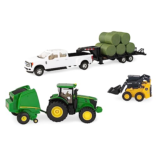 1/32 John Deere Round Bale Haying Toy Set - LP68841