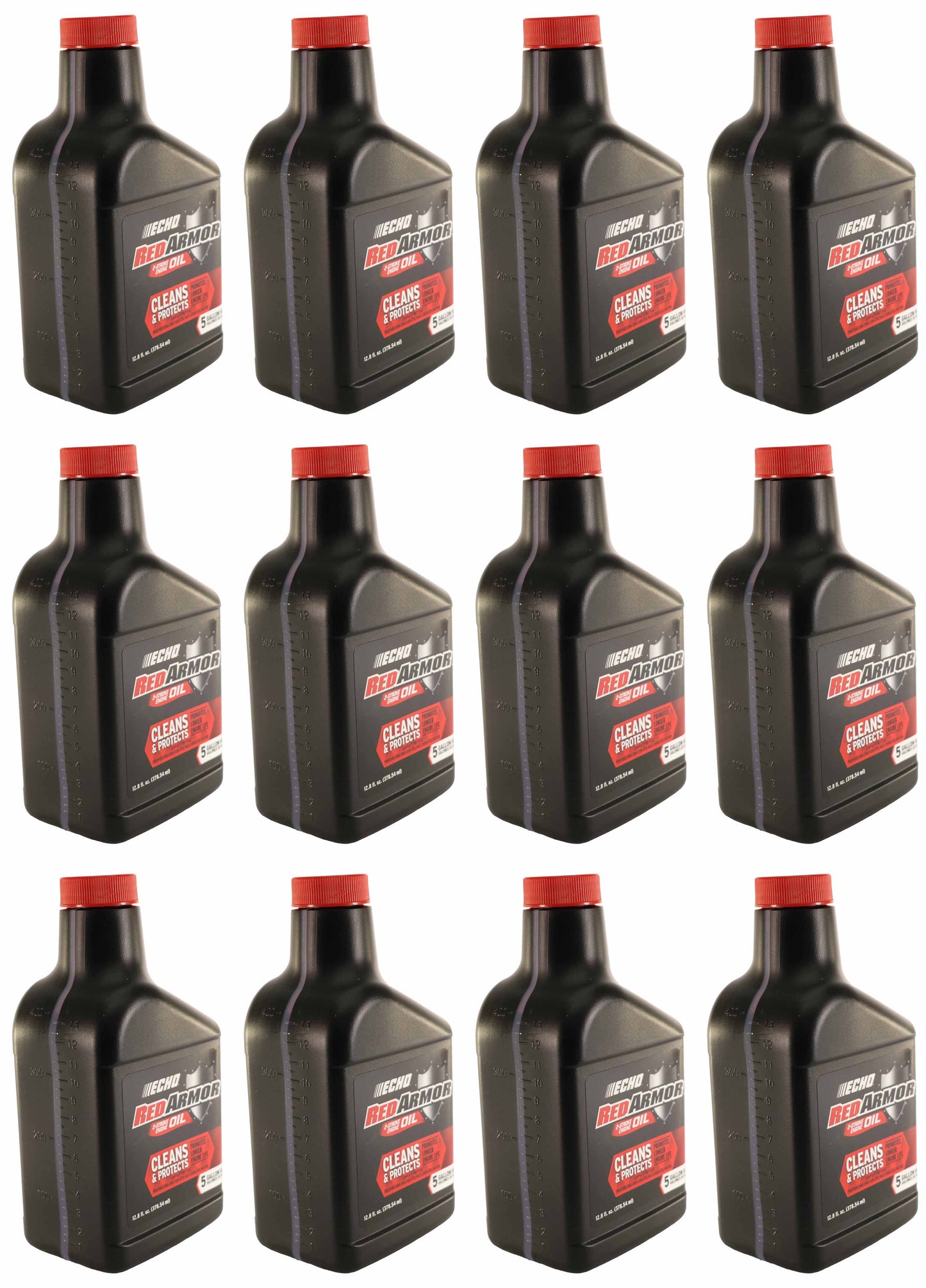 Echo Original Equipment 12-PACK Red Armor 2-Cycle Engine Oil (12.8 fl oz Bott...