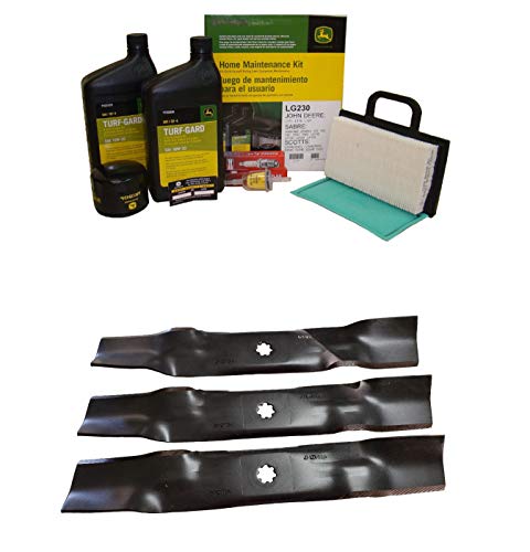 John Deere Original Equipment Model LA130 Maintenance Kit + Standard Blades