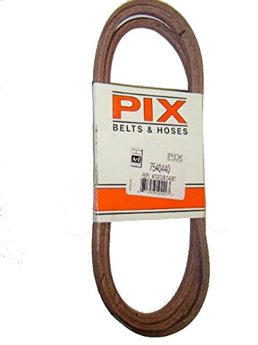 754-0440, 954-0440, Replacement belt made with aramid-fiber. For MTD, Wards, Cub Cadet, Troy Bilt, White, YardMan