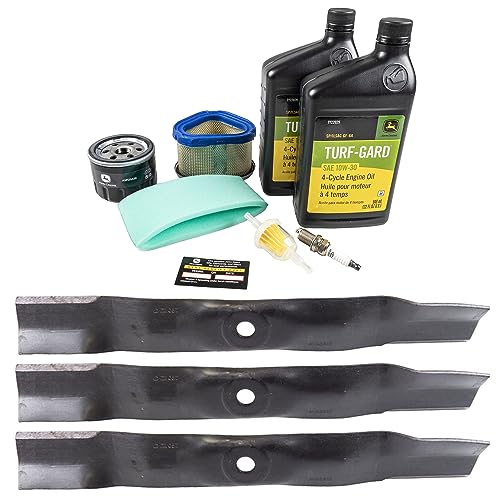John Deere Original Equipment Model LX255 Maintenance Kit + Standard Blades