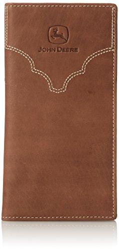 John Deere Leather Checkbook Wallet - LP47220