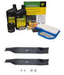 John Deere Original Equipment Model LX277 Maintenance Kit + Highlift Blades, 38" Mower Deck