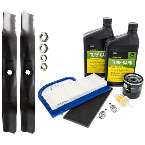 John Deere Original Equipment Model LT180 Maintenance Kit + Highlift Blades, ...