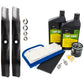 John Deere Original Equipment Model LT180 Maintenance Kit + Highlift Blades, ...