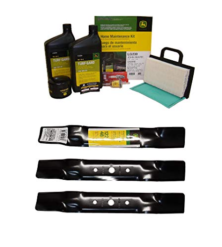 John Deere Original Equipment Model L120 Maintenance Kit + Standard Blades