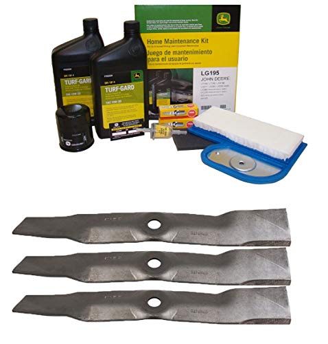 John Deere Original Equipment Model LT190 Maintenance Kit + Standard Blades