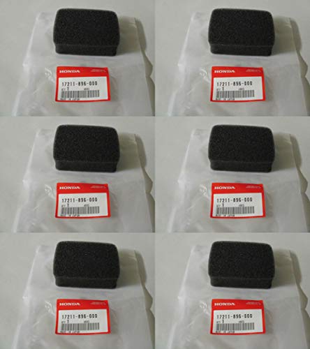Honda (6 Pack) OEM Air Filter Element - 17211-896-000,6