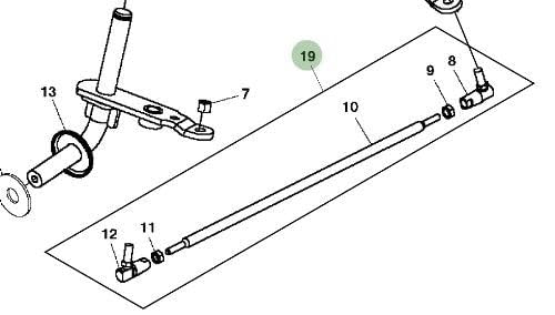 John Deere Original Equipment Tie Rod Assembly - AM138619