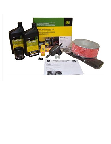 John Deere Maintenance Kit for X485, X485SE, X585, X585SE, X720, X724, X728, X728 SE Lawn Mower Filters, Oil LG244