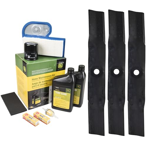 John Deere Original Equipment Model LX288 (S.N. 090,001-) Maintenance Kit + Mulching Blades, 54C" Mower Deck