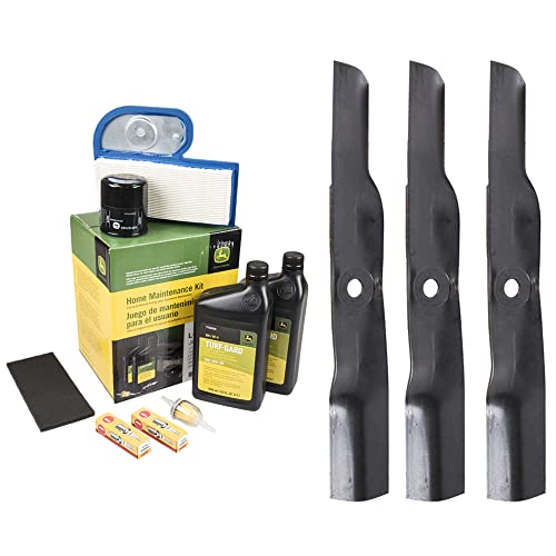 John Deere Original Equipment Model LX280 Maintenance Kit + Highlift Blades, ...