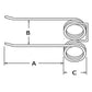 Set of 10 Replacement Square Baler Teeth for Ford / NH #PMNH-1B - A-127566
