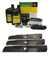 John Deere Original Equipment Model LX176 Maintenance Kit + Standard Blades, 48" Mower Deck