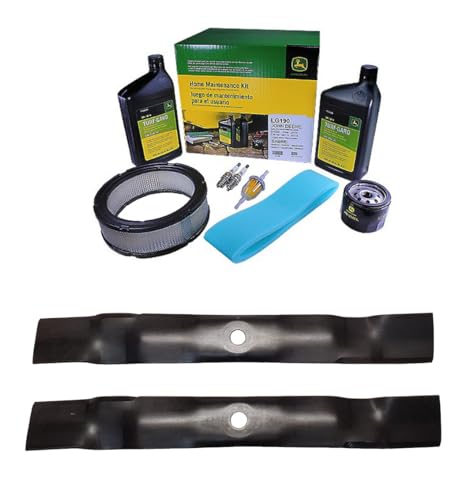 John Deere Original Equipment Model LT170 Maintenance Kit + Mulching Blades, 42C" Mower Deck