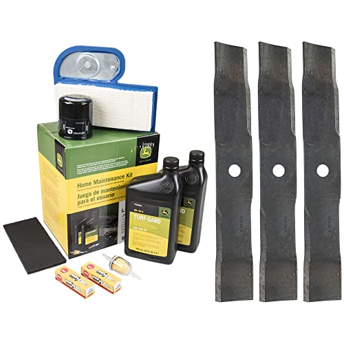 John Deere Original Equipment Model LT190 Maintenance Kit + Mulching Blades