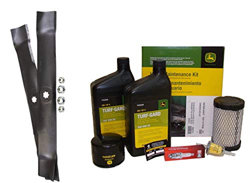 John Deere Original Equipment Model E100 Maintenance Kit + Mulching Blades