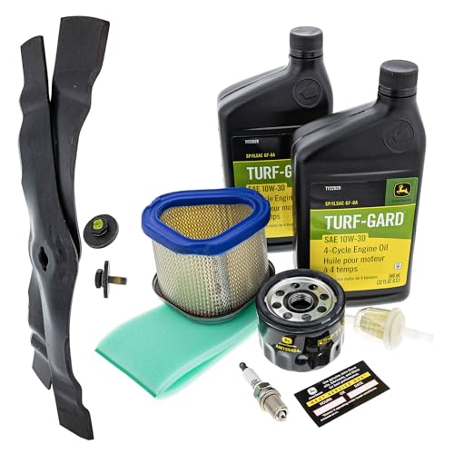 John Deere Original Equipment Model LX255 Maintenance Kit + Mulching Blades