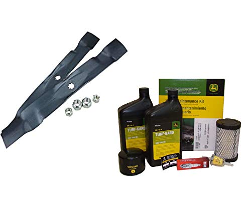 John Deere Original Equipment Model E100 Maintenance Kit + Standard Blades