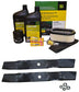 John Deere Original Equipment Model LX178 Maintenance Kit + Mulching Blades, 38" Mower Deck