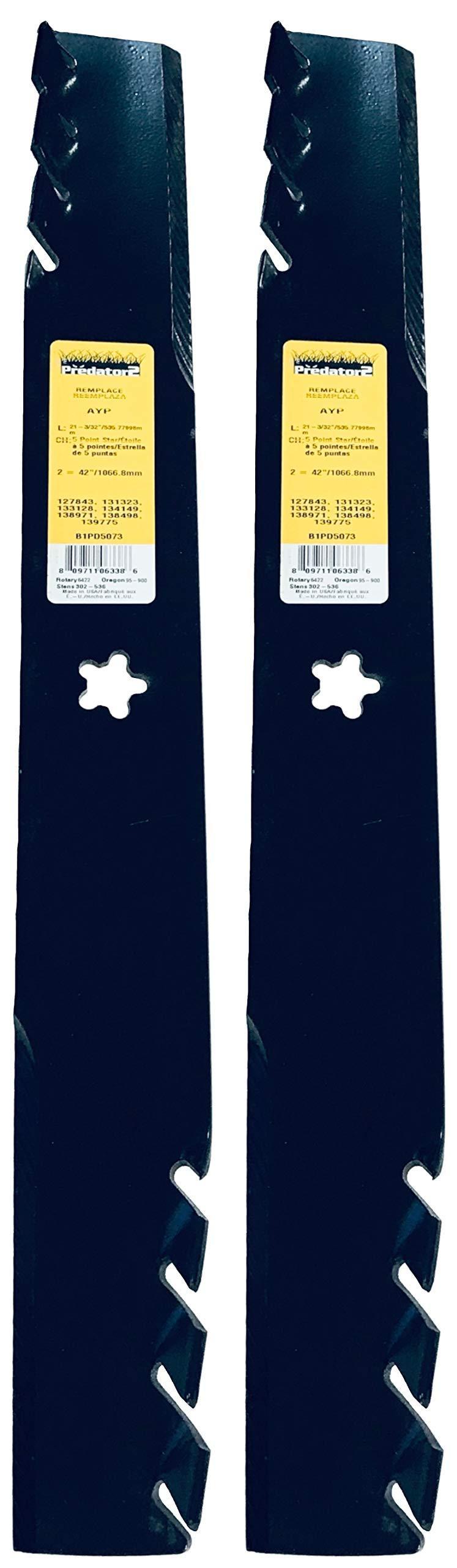 A&I Predator 21-3/32" Mulching Blade (Set of 2) - B1PD5073,2