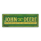 John Deere Quality Rustic Metal Sign - LP83226