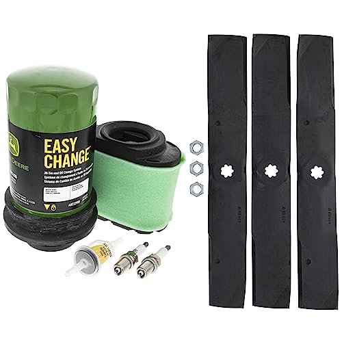 John Deere Original Equipment Model E180 Maintenance Kit + Standard Blades